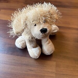 Ganz Webkinz Golden Retriever Plush Tan Dog Stuffed Animal HM010 No Code Vintage